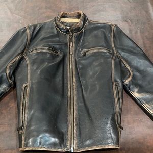 Andrew Marc New York Heavy Leather Coat